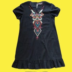 Double D Ranch Women’s Size M Black Cotton Dress